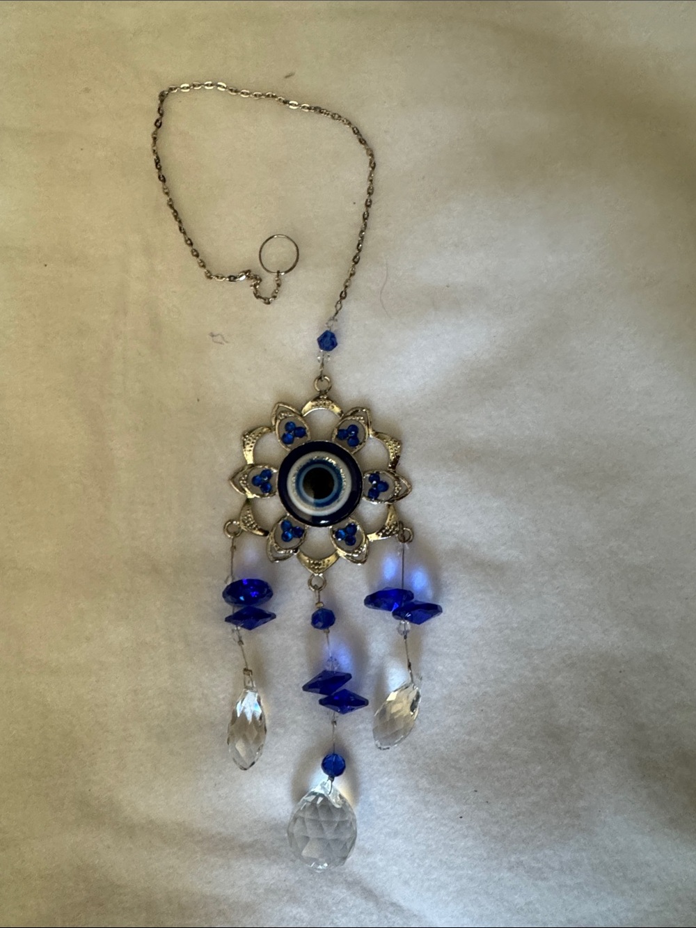 Evil Eye Blue Crystal decor